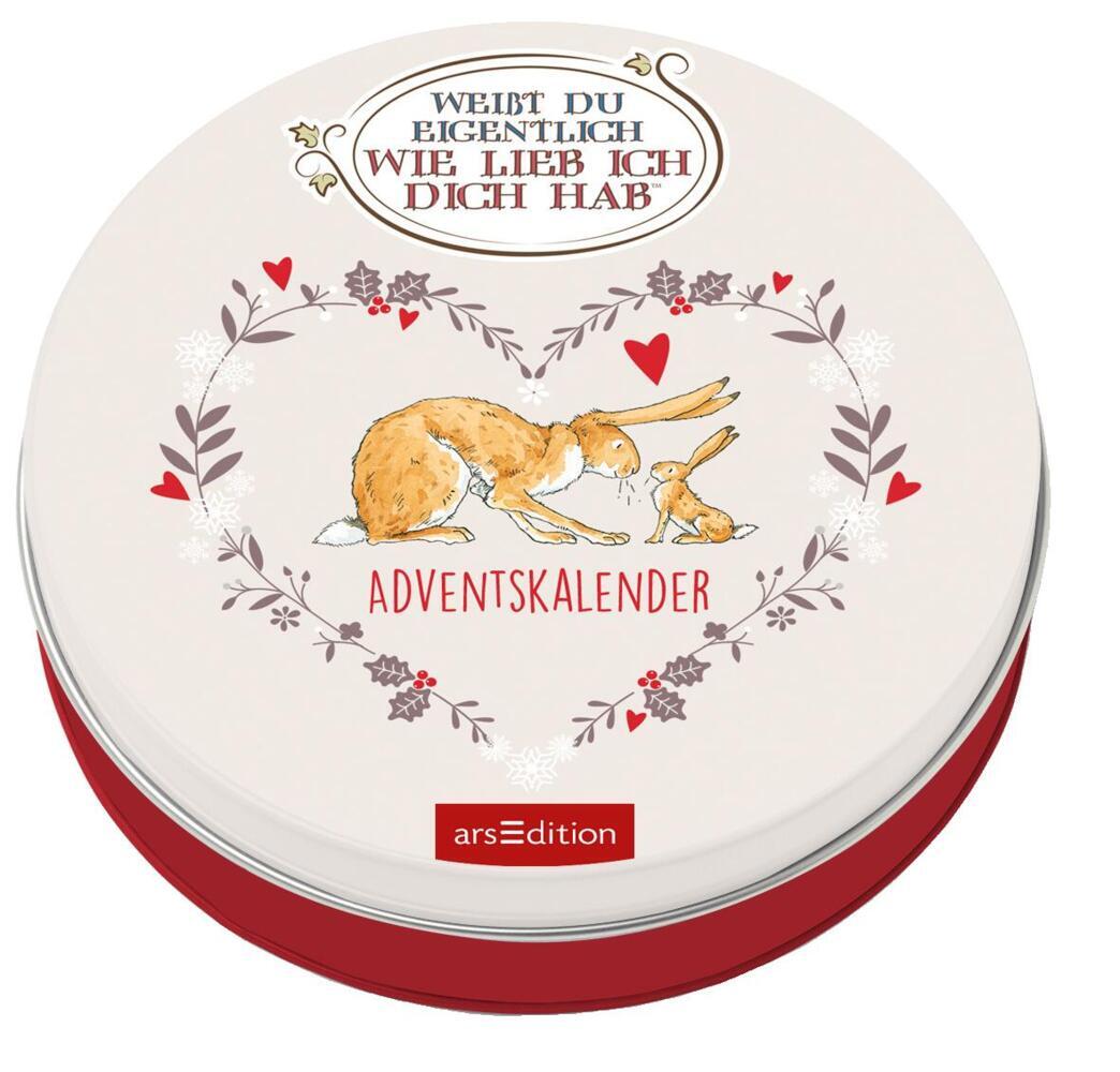 Adventskalender in der Dose. Weißt du eigentlich, wie lieb ich dich hab? main product photo