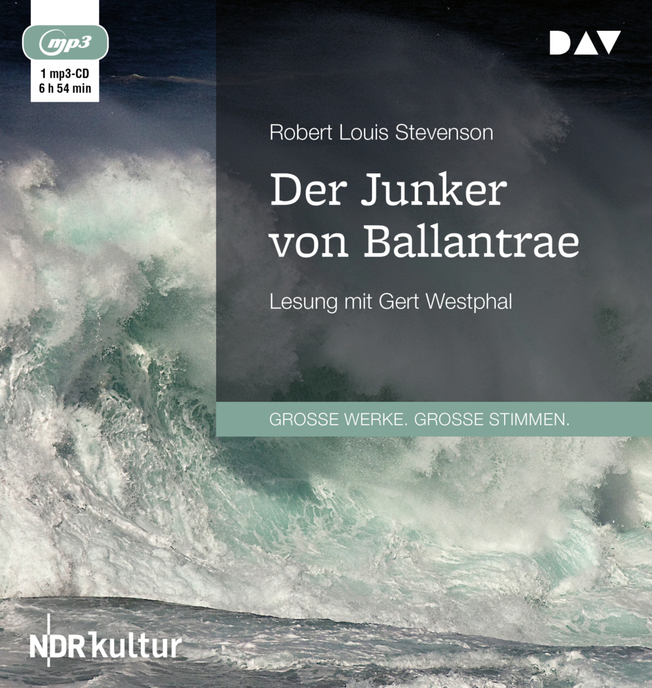 Der Junker von Ballantrae, 1 Audio-CD, 1 MP3 main product photo
