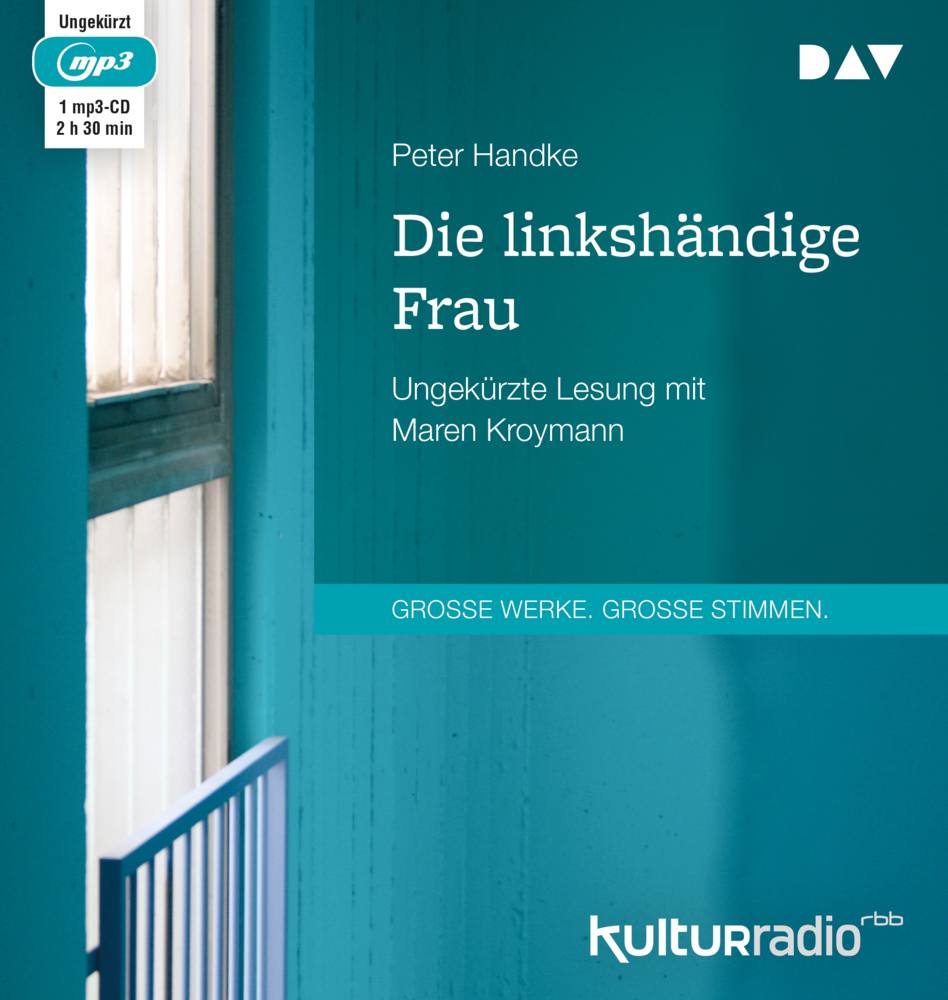 Die linkshändige Frau, 1 Audio-CD, 1 MP3 main product photo