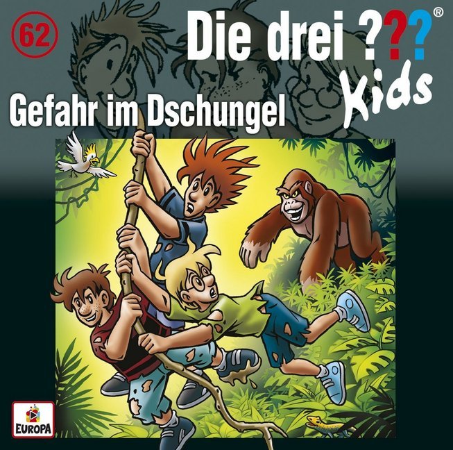 Die drei ??? Kids - Gefahr im Dschungel, 1 Audio-CD main product photo