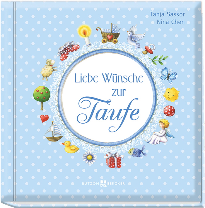 Liebe Wünsche zur Taufe (blau) main product photo