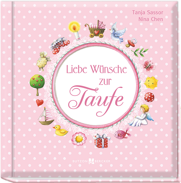 Liebe Wünsche zur Taufe (rosa) main product photo
