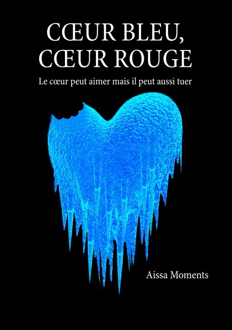 Coeur bleu coeur rouge main product photo