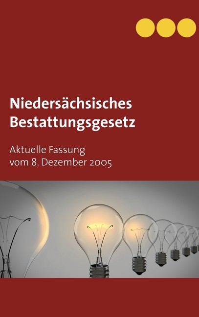 Niedersächsisches Bestattungsgesetz main product photo