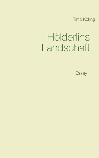 Hölderlins Landschaft main product photo