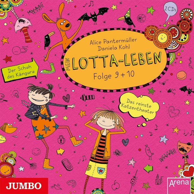 Mein Lotta-Leben - Das reinste Katzentheater / Der Schuh des Känguru, 2 Audio-CDs main product photo