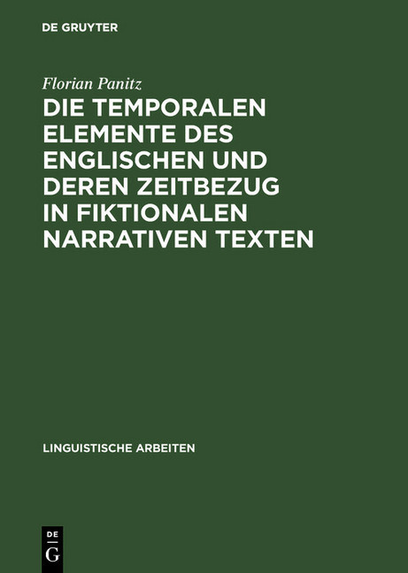Die temporalen Elemente des Englischen und deren Zeitbezug in fiktionalen narrativen Texten main product photo
