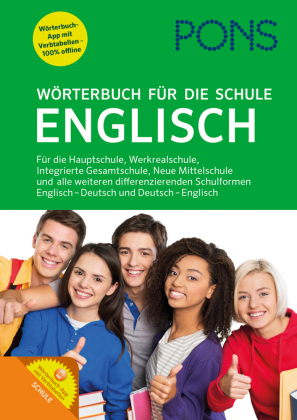 PONS Wörterbuch für die Schule Englisch, m.  Buch, m.  Online-Zugang