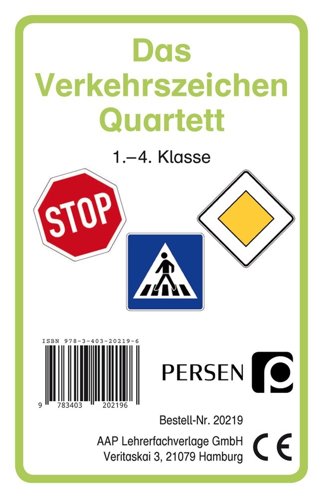 Das Verkehrszeichen-Quartett, Kartenspiel main product photo