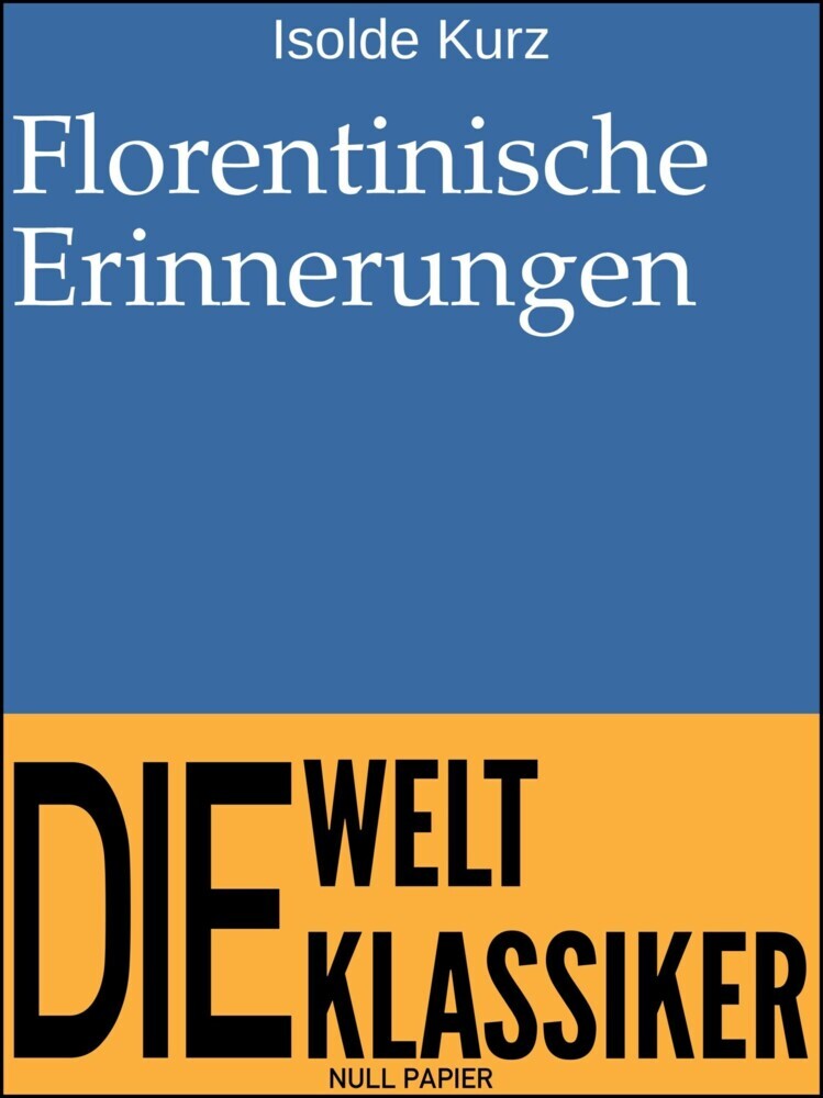 Florentinische Erinnerungen main product photo