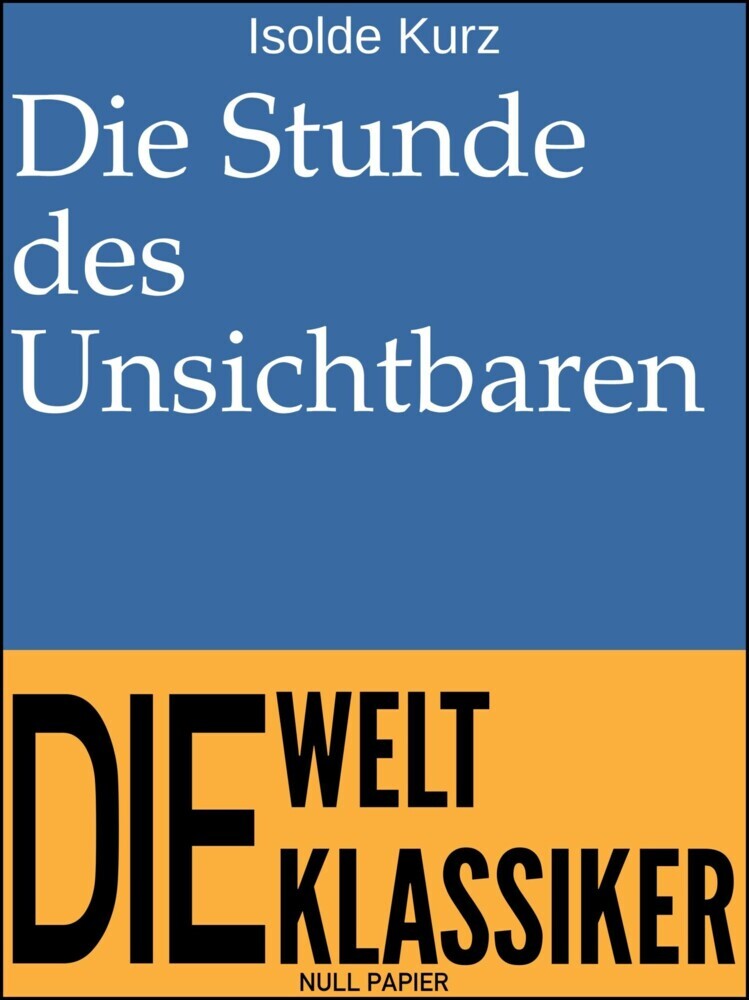Die Stunde des Unsichtbaren main product photo