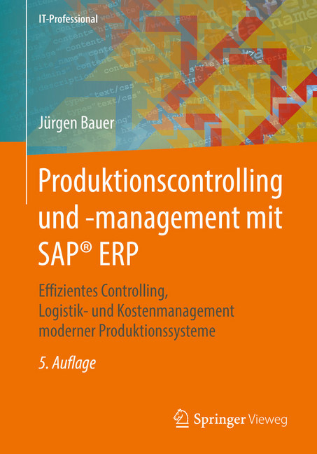 Produktionscontrolling und -management mit SAP® ERP main product photo