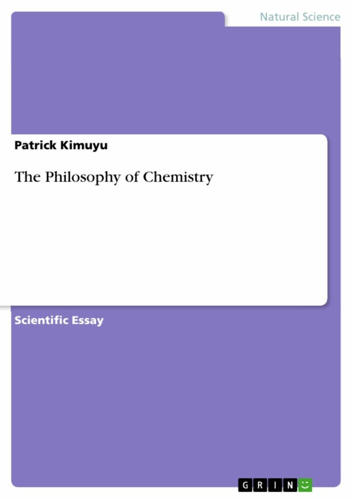 The Philosophy of Chemistry main product photo
