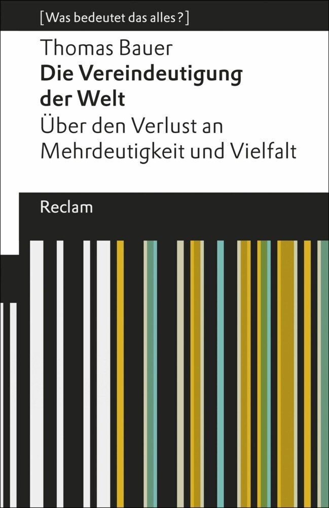 Die Vereindeutigung der Welt main product photo