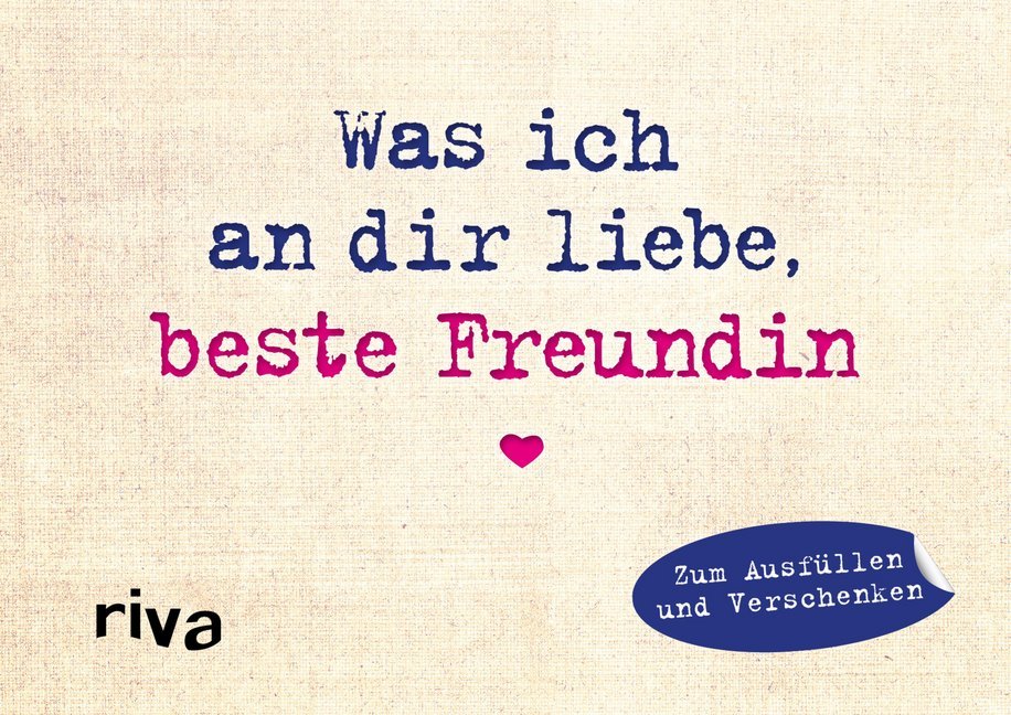 Was ich an dir liebe, beste Freundin - Miniversion main product photo
