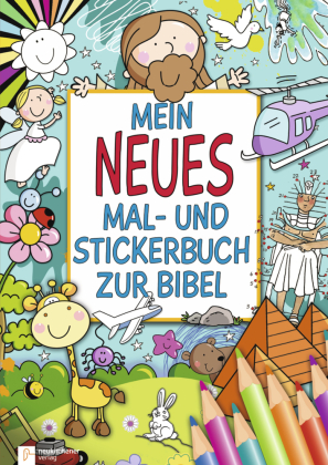 Mein neues Mal- und Stickerbuch zur Bibel