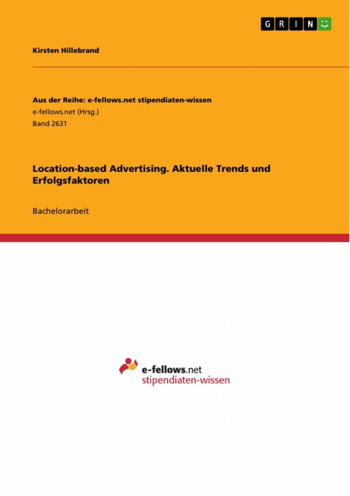 Location-based Advertising. Aktuelle Trends und Erfolgsfaktoren main product photo