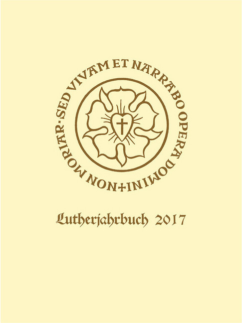 Lutherjahrbuch 84. Jahrgang 2017 main product photo