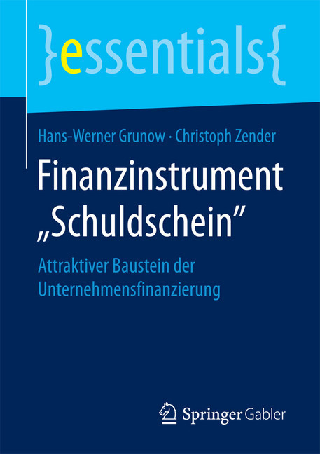Finanzinstrument 'Schuldschein' main product photo