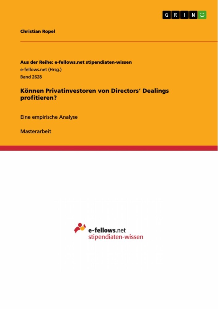 Können Privatinvestoren von Directors' Dealings profitieren? main product photo