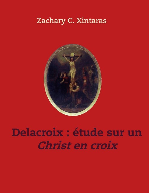 Delacroix étude sur un Christ en croix main product photo