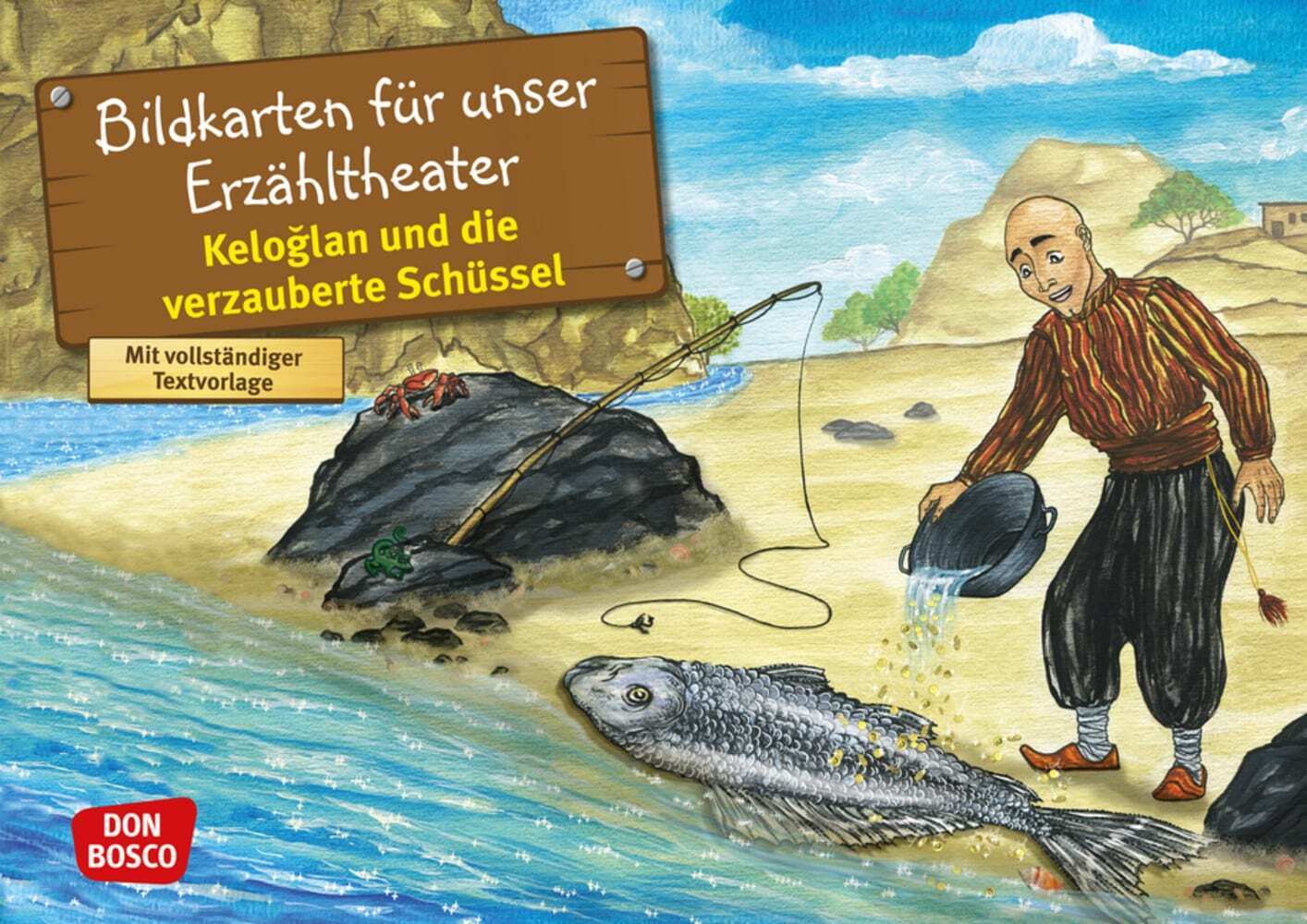 Keloglan und die verzauberte Schüssel. Nach einem Märchen aus der Türkei. Kamishibai Bildkartenset, m. 1 Beilage main product photo