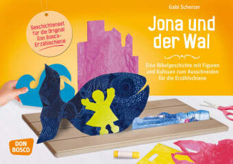 Jona und der Wal. Erzählschienen-Figurenset, m. 1 Beilage