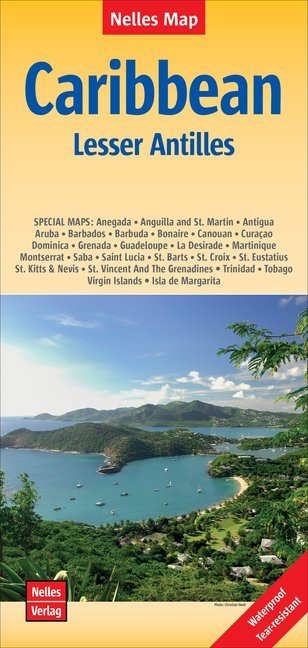Nelles Map Landkarte Caribbean - Lesser Antilles main product photo