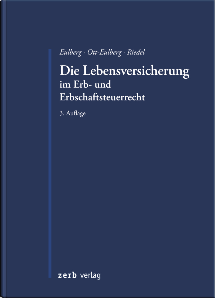 Die Lebensversicherung im Erb- und Erbschaftsteuerrecht main product photo