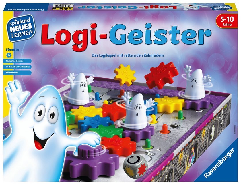 Ravensburger 25042 - Logi-Geister - Spielen und Lernen für Kinder, Lernspiel für Kinder von 5-10 Jahren, Spielend Neues Lernen für 2-4 Spieler main product photo