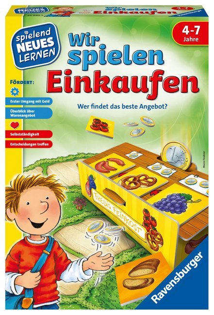 Ravensburger 24985 - Wir spielen Einkaufen - Spielen und Lernen für Kinder, Lernspiel für Kinder ab 4-7 Jahren, Spielend Neues Lernen für 2-4 Spieler main product photo