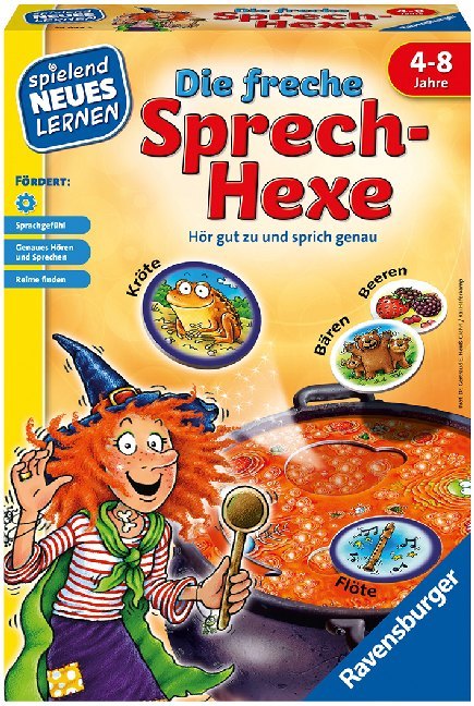 Ravensburger 24944 - Die freche Sprech-Hexe - Spielen und Lernen für Kinder, Lernspiel für Kinder ab 4 Jahren, Spielend Neues Lernen für 2-4 Spieler main product photo