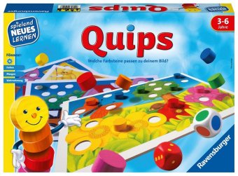 Ravensburger 24920 - Quips - Spielen und Lernen für Kinder, Lernspiel für Kinder von 3-6 Jahren, Spielend Neues Lernen für 2-4 Spieler