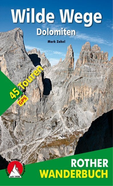 Rother Wanderbuch Wilde Wege Dolomiten main product photo