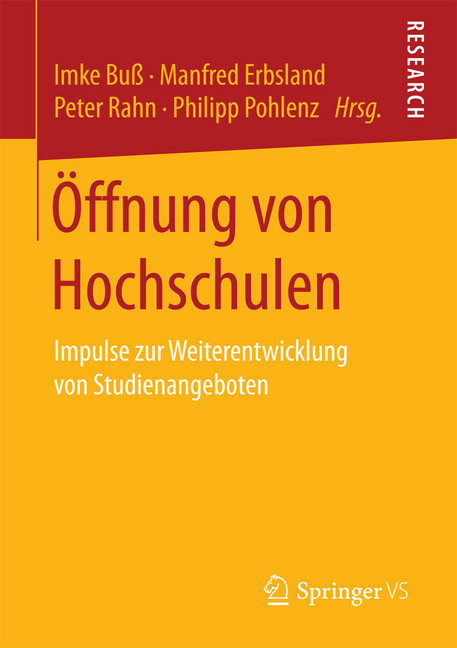 Öffnung von Hochschulen main product photo