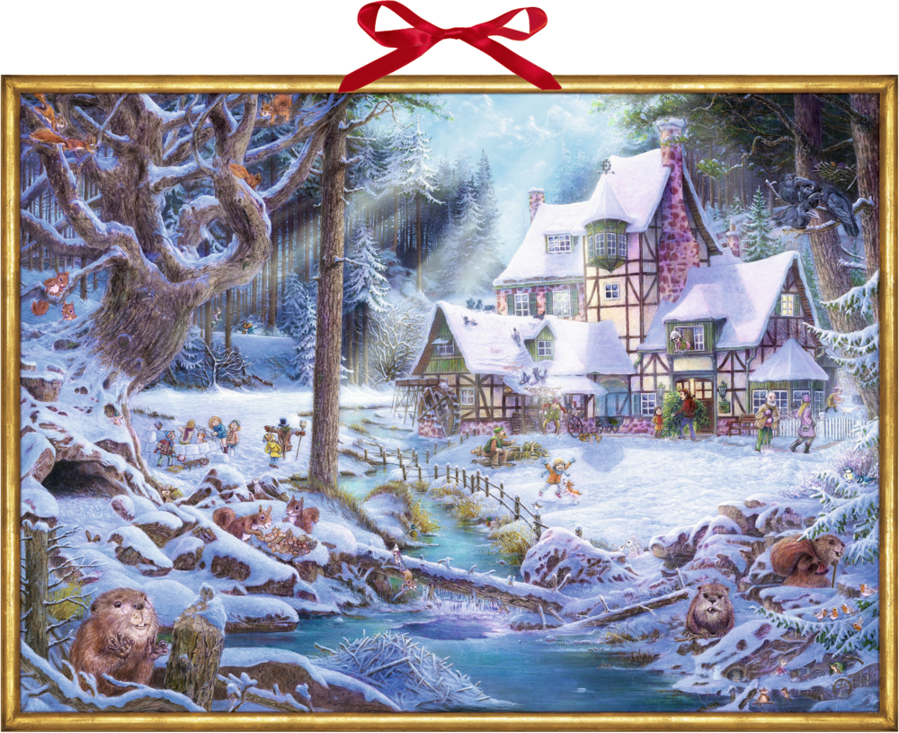 Weihnachten auf dem Mühlenhof, Wand-Adventskalender main product photo