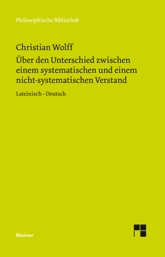 Über den Unterschied zwischen dem systematischen und dem nicht-systematischen Verstand main product photo