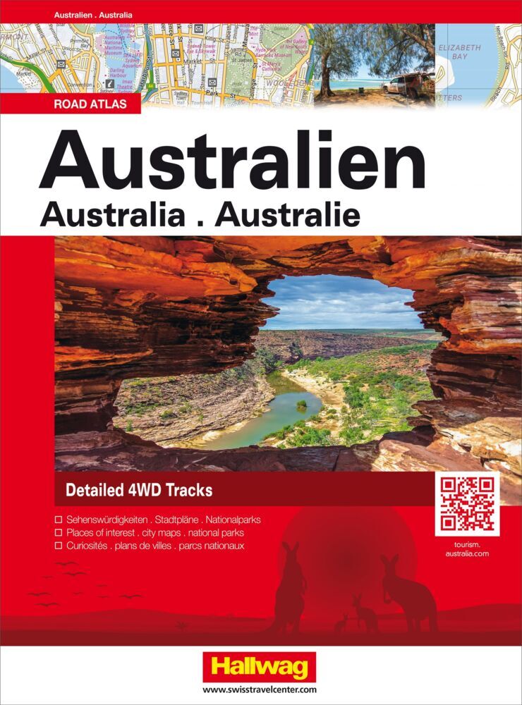 Hallwag Strassenatlas Australien main product photo