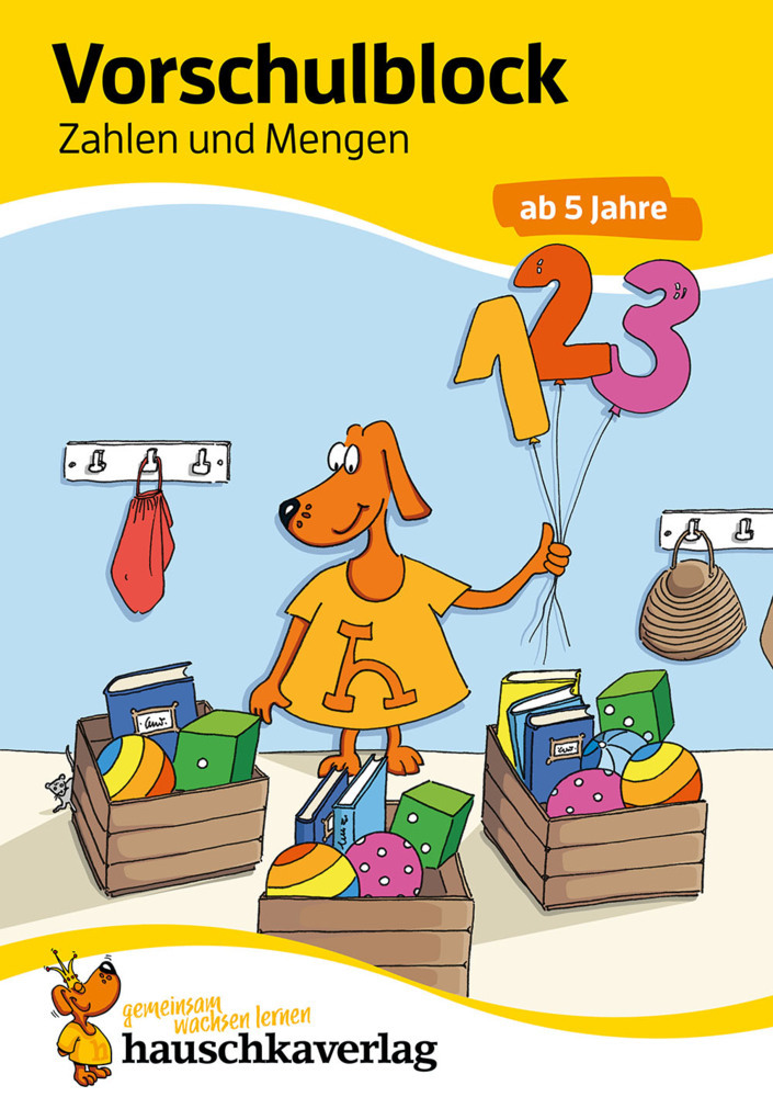 Vorschulblock ab 5 Jahre für Junge und Mädchen. Zahlen schreiben lernen und Mengen erfassen main product photo