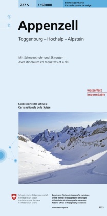 Appenzell Ski-Wanderkarte
