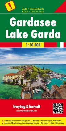 Freytag & Berndt Autokarte Gardasee, 1:50.000