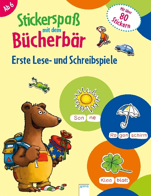 Stickerspaß mit dem Bücherbär. Erste Lese- und Schreibspiele main product photo