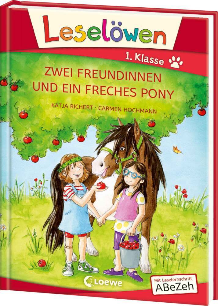 Leselöwen 1. Klasse - Zwei Freundinnen und ein freches Pony (Großbuchstabenausgabe) main product photo