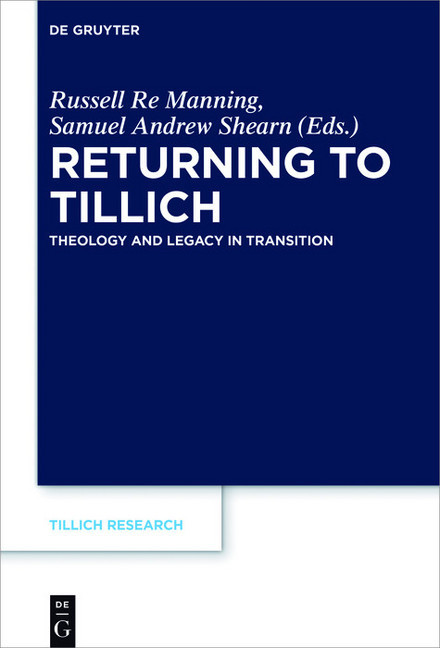Returning to Tillich main product photo