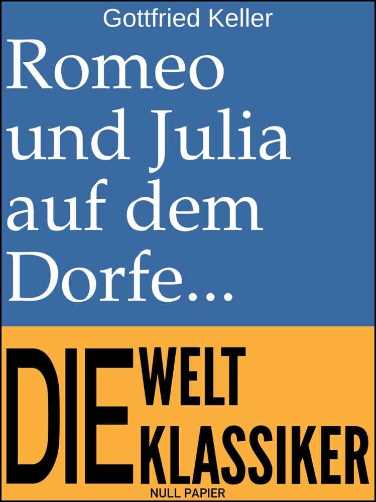 Romeo und Julia auf dem Dorfe main product photo
