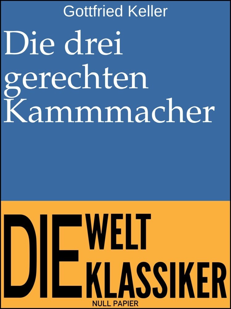 Die drei gerechten Kammmacher main product photo