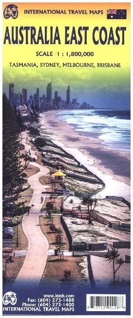 International Travel Map ITM Topographische Karte Australia East Coast main product photo