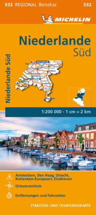 Michelin Karte Niederlande Süd