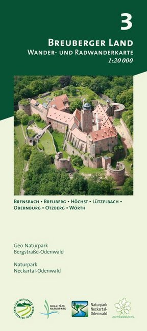 Odenwald Freizeitkarte Breuberger Land main product photo