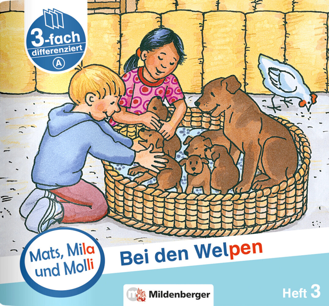Mats, Mila und Molly - Bei den Welpen - Schwierigkeitsstufe A. H.3 main product photo